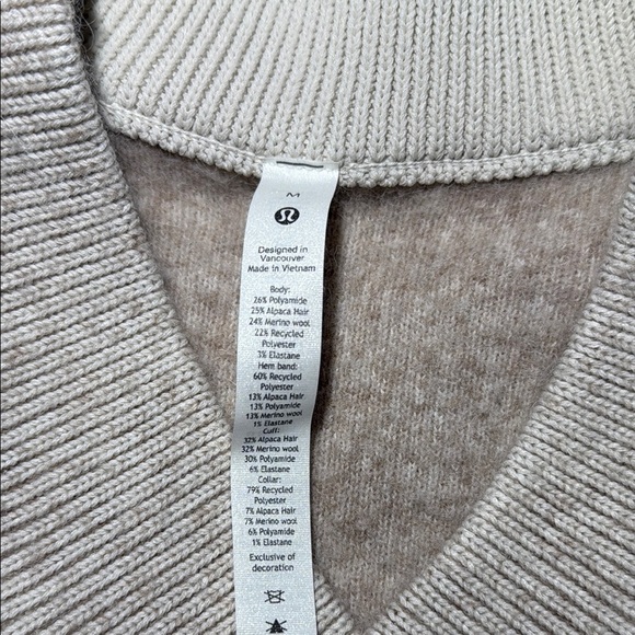 Lululemon Alpaca Wool-Blend V-Neck Sweater - Picture 8 of 10